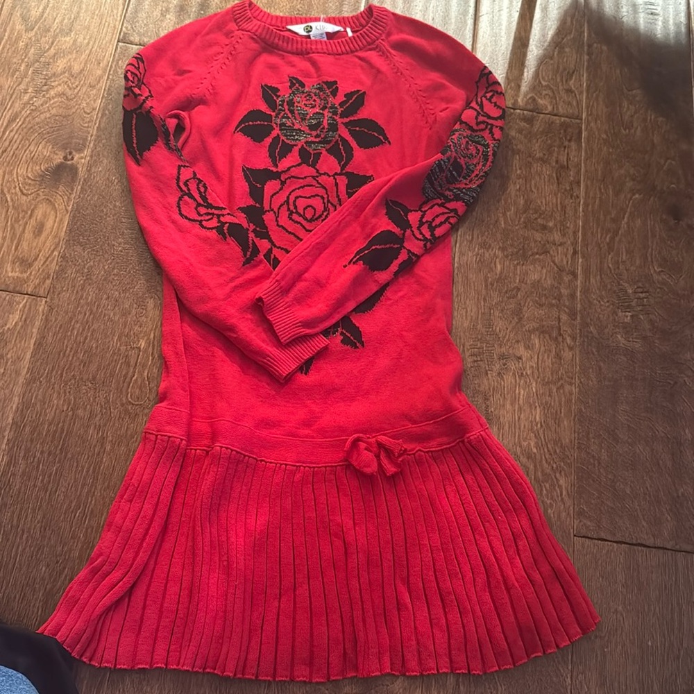 Beautiful red holiday dress